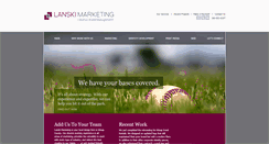 Desktop Screenshot of lanskimarketing.com